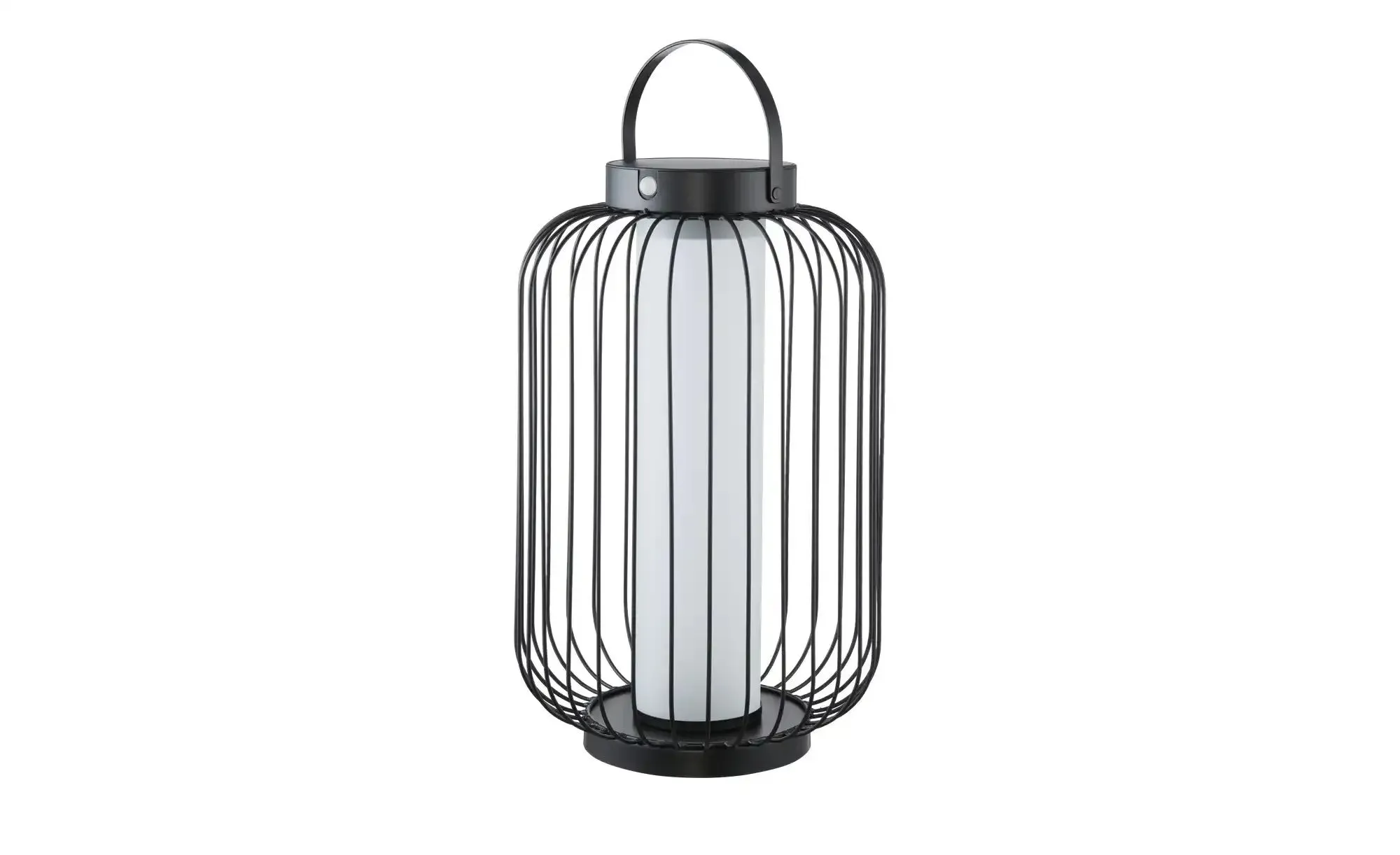 HOME STORY LED Solar Laterne   ¦ schwarz ¦ Eisen,Kunststoff ¦ Maße (cm): H: 40  Ø: 25.0