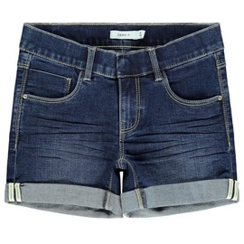 name it - Jeans-Shorts NKFSALLI DNMTASIS 3470 in dark blue denim, Gr.116