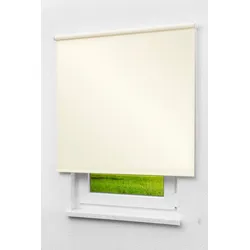 Lysel Outlet - Verdunkelungsrollo Shiny Creme, (B x H) 102.50cm x 175cm in beige/creme