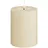 Deluxe Homeart LED Stumpenkerze 7,5 x 10 cm creme