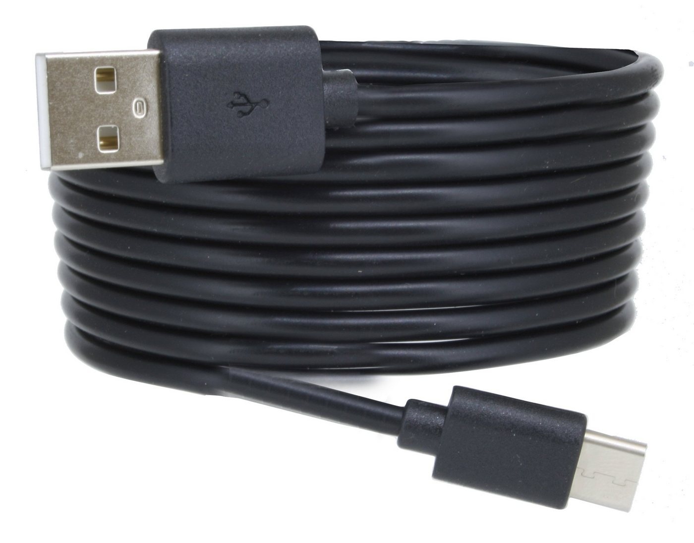 COFI 1453 USB C 3.1 Typ C Ladekabel Datenkabel 3m Extra Lang Smartphone-Kabel schwarz