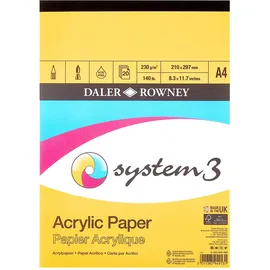 Daler Rowney System3 Acrylpapier 20 Blatt