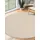 The CarPET Teppich Relax round, rund, Höhe: 16 mm, waschbarer Wohnzimmer Teppich modern rutschfest beige Ø 200 cm x 16 mm