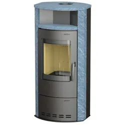 THERMIA Kaminofen »Dortmund«, grau, Naturstein, 7 kW, Dauerbrand geeignet