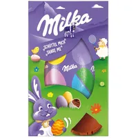 Milka Schüttel mich Ei mit Mini Eggs Alpenmilch Schokoladeei 97g