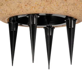 KANLUX Gartenkugel Außenleuchte Terrakotta Ø 20 cm inkl. Erdspieß IP65 E27