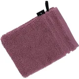 VOSSEN Waschhandschuh Vienna Style 16 x 22 cm Baumwolle Blackberry