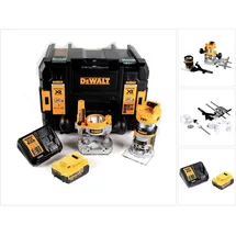 DeWalt DCW 604 M1 Akku Kombifräse 18V 55mm + 1x Akku 4,0 Ah + 1x Schnellladegerät