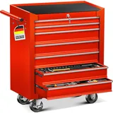 Masko MASKO® Werkstattwagen Rollwagen Werkzeugwagen Werkzeugkiste Fächer Toolbox Werkzeug box,