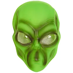 Außerirdische Alien Maske Grün - OS