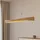 LINDBY Beazina 1-flg. 118 cm modern braun Metall