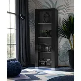 komodee Vitrine Tivoli 55 x 35 x 159 cm Schwarz