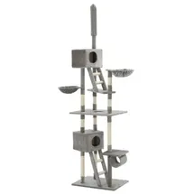 vidaXL Katzen-Kratzbaum Sisal 230 - 260 cm grau
