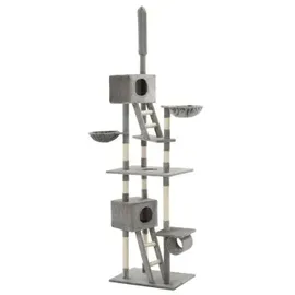 vidaXL Katzen-Kratzbaum Sisal 230 - 260 cm grau