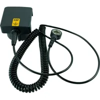 WARMBIER Erdungsbaustein, ESD, 10 mm DK/2,4 m Spiralkabel, 1