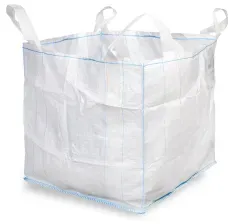 Einweg PP Big Bags , 90 x 90 x 90 cm ST-245 , 1 Stück, oben offen, Boden geschlossen, 140 g/m2