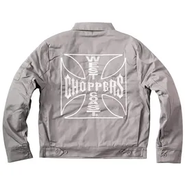 West Coast Choppers Og Lined Work Jacke Silber/Grau M