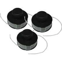 Matrix 3x Ersatzteil Fadenspule komplett für Rasentrimmer RT280-22 6m 1,2mm
