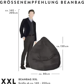 Sitting Point BeanBag Easy 80 x 130 cm smaragd