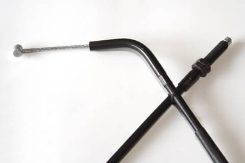 Koppelingskabel KAWASAKI, bijvoorbeeld ZXR 400, vanaf 89, zwart