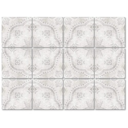K&L Wall Art Fliesenaufkleber »Retro Stern Betonoptik«, selbstklebend