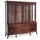 JVmoebel Vitrinenschrank 50 x 205 x 205 cm Braun