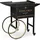 Royal Catering Wagen für Popcornmaschine Popcorntrolley 2 Bremsen schwarz & golden