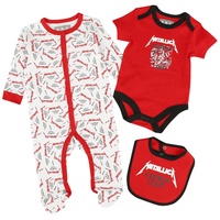 Metallica Set für Neugeborene - Amplified Collection - Baby Set - für Mädchen & Jungen - multicolor  - Lizenziertes Merchandise! - 50/56