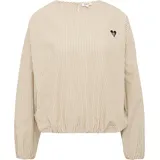 s.Oliver Baumwollbluse mit Herz-Stickerei braun/weiß 44