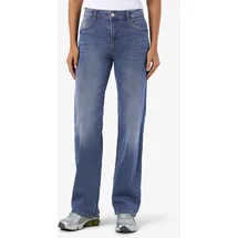 Noisy May Nmyolanda NW WIDE AZ308MB Noos Jeans Solid, blau 27W / 30L EU - 27W / 30L