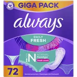Always Slipeinlagen Daily Fresh Flexistyle Normal für Slip, 72 St.