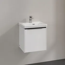 Villeroy & Boch Waschbeckenunterschrank 1 Tür 42,3 x 42,9 x 37,8 cm Weiß/Schwarz