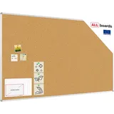 ALLboards Pinnwand 200 x 120 cm Braun