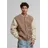 URBAN CLASSICS Teddy Collegejacke Dunkeltaupe XXL
