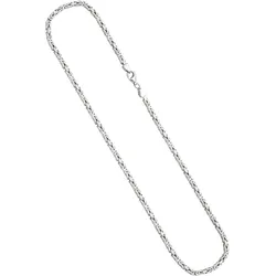 Silberkette JOBO, silber (silber 925), Halsketten, Damen, Silber 925 (Sterlingsilber), L: 50cm, Königskette 925 Silber 50 cm 3,1 mm