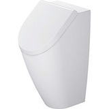 Duravit ME by Starck Urinal, rimless B: 30 H: 58,5 T: 35 cm für Deckel, weiß matt/weiß, Zulauf hinten, 2812302600