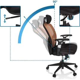 HJH Office Venus Base schwarz/orange