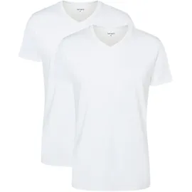 Camano Herren T-shirt 2er Pack Men Comfort BCI cotton V-Neck T-Shirt 2p,