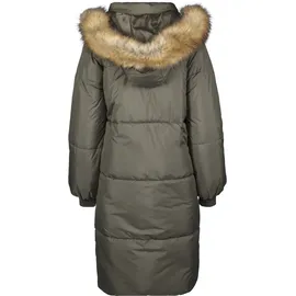 URBAN CLASSICS Oversize Mantel Dark Green / Beige L
