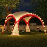 Swing&Harmonie Faltpavillon 3,6 x 3,6 m inkl. 2 Seitenteile Rot