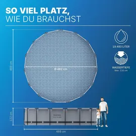 BESTWAY Steel Pro MAXTM Solo Pool Ø 488 x 122 cm