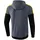 Erima Squad Tracktop Trainingsjacke Slate Grey/schwarz/gelb, XL