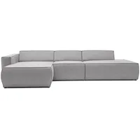NEXT COLLECTION Ecksofa DREAM SET 3, Ohne Schlaffunktion, HR-Schaum, Modular grau