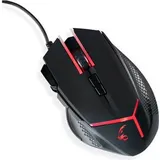 MediaRange MRGS200 Gaming Maus kabelgebunden schwarz, rot