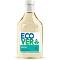 Ecover Waschmittel Universal Hibiskus & Jasmin (1,5 L/30 Waschladungen), Flüssigwaschmittel mit pflanzenbasierten Inhaltsstoffen, pflegendes Vollwaschmittel für Erhalt und Schutz der Kleidung