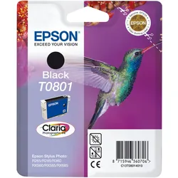 Epson T0801 - Schwarz - original - Blisterverpackung