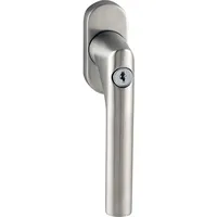 Marchesi Fenstergriff GEHRUNG, Sperrzylinder, Edelstahl matt