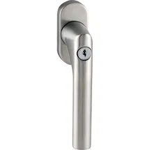 Marchesi Fenstergriff GEHRUNG, Sperrzylinder, Edelstahl matt