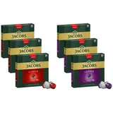 JACOBS Kapseln Nespresso®* kompatibel je 3x20 Lungo 6 Classico + Lungo 8 Intenso