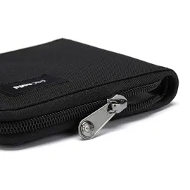 Pacsafe RFIDsafe Zip Around Portemonnaie schwarz